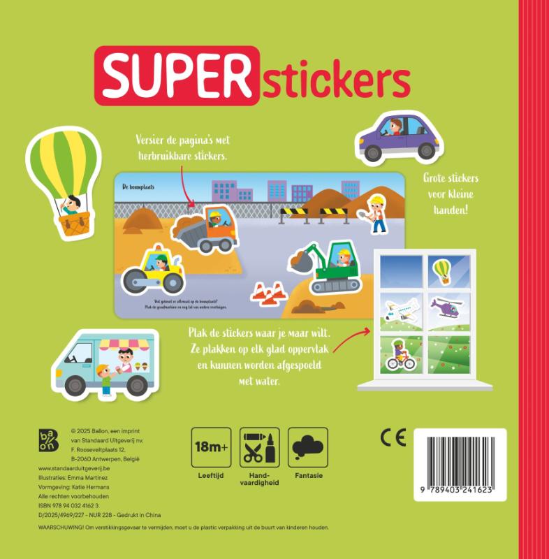 Achterkant van Superstickers: Voertuigen