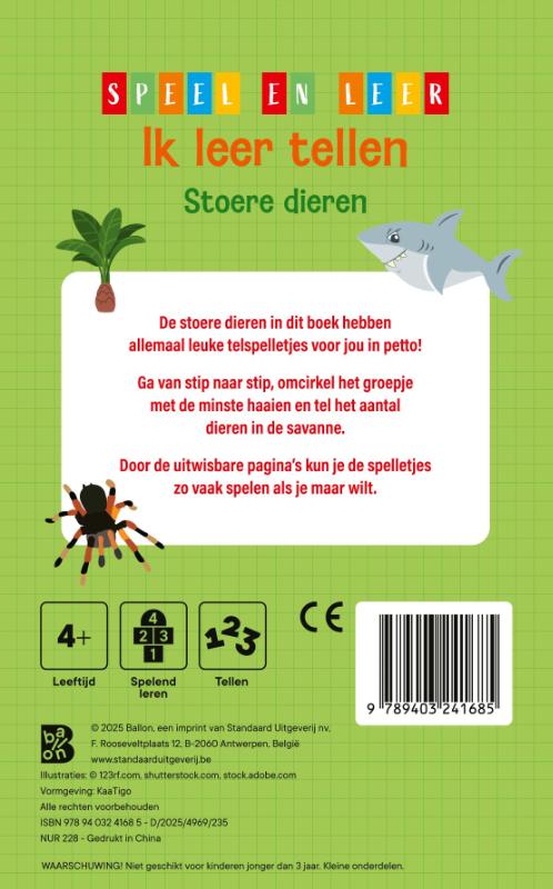 Achterkant van Stoere dieren