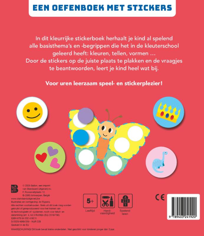 Achterkant van 5-6 jaar