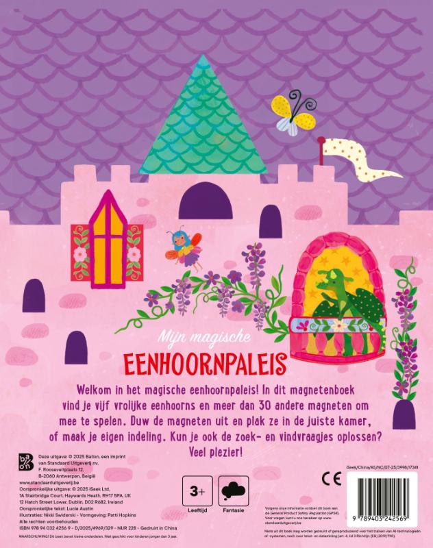 Achterkant van Magneetboek: Mijn magische eenhoornpaleis