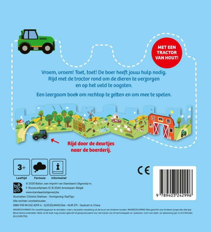 Achterkant van De tractor