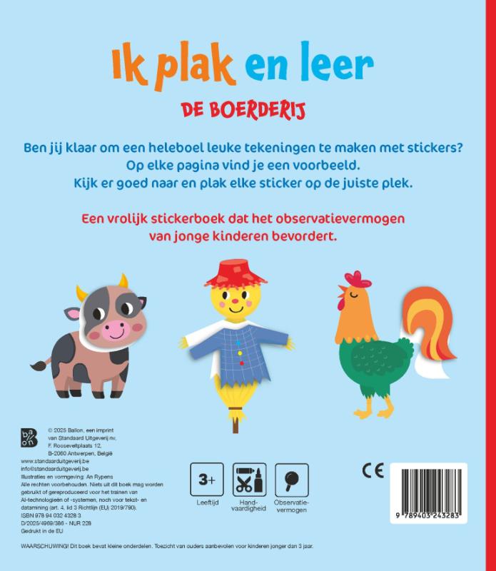 Achterkant van 3-4 jaar