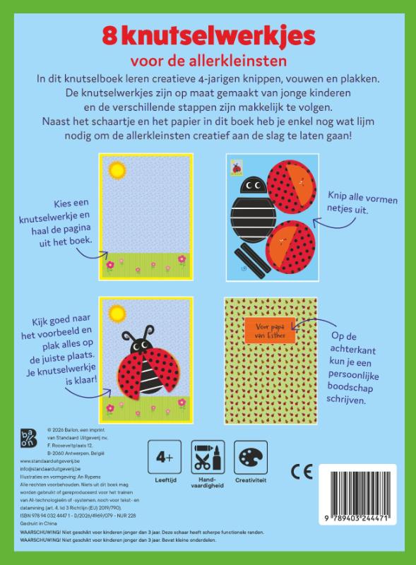 Achterkant van Ik leer knippen: Lente
