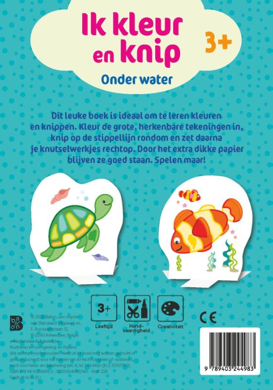 Achterkant van Onder water