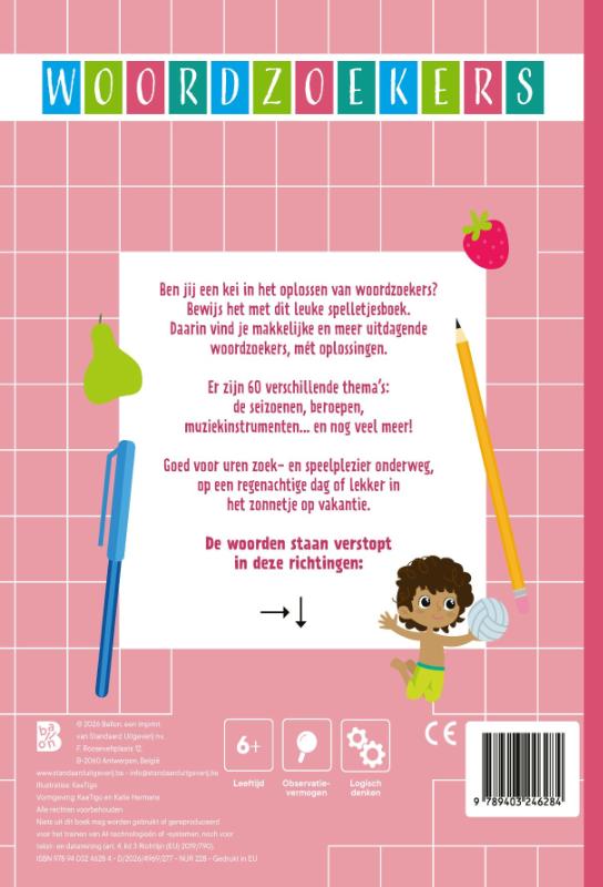 Achterkant van Woordzoekers 6+