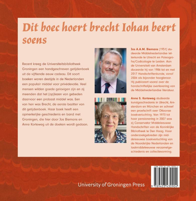 Achterkant van Het Boek van Brecht