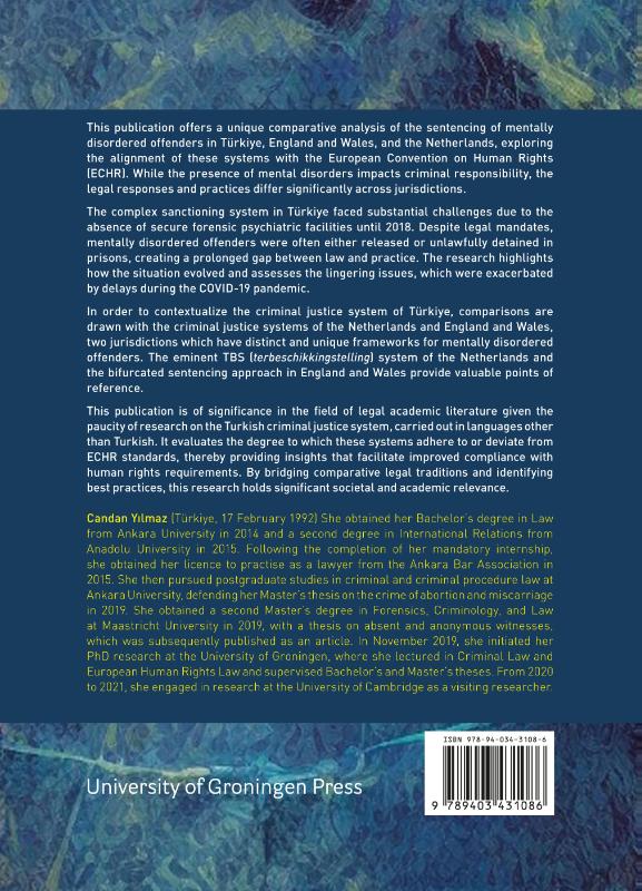 Achterkant van Sentencing Mentally Disordered Offenders