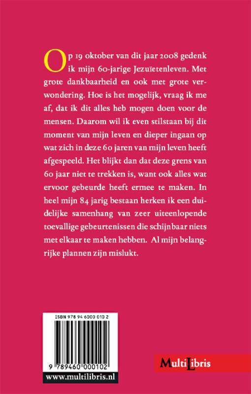 Achterkant van Dankbrief aan mijn vrienden
