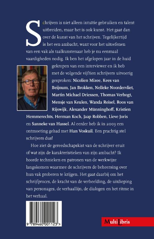 Achterkant van Schrijven als ambacht