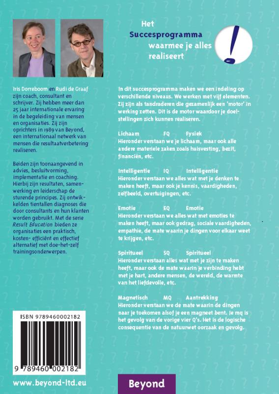 Achterkant van Het succesprogramma waarmee je alles realiseert