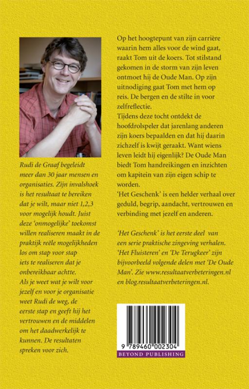 Achterkant van De oude man en het geschenk