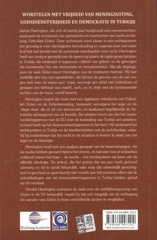 Achterkant van Worstelen met vrijheid van meningsuiting, godsdienstvrijheid en democratie in Turkije