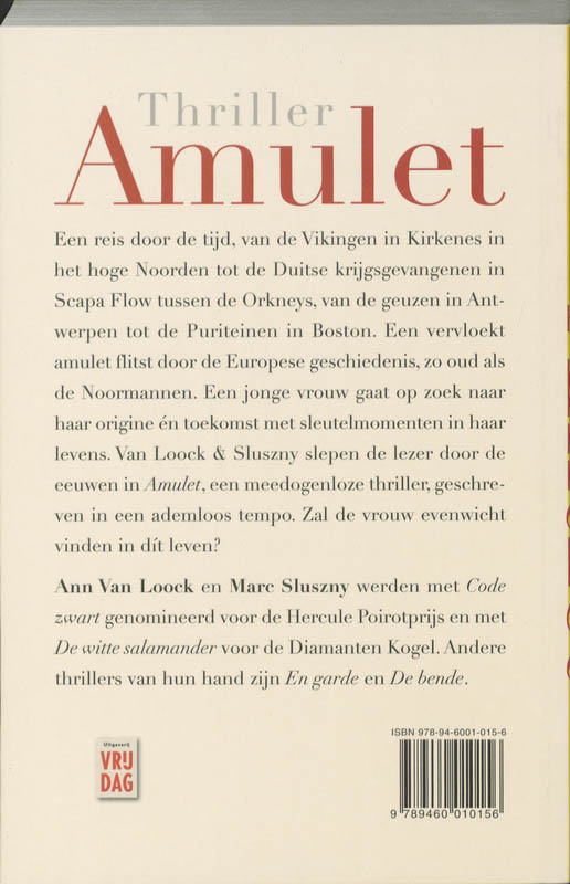 Achterkant van Amulet