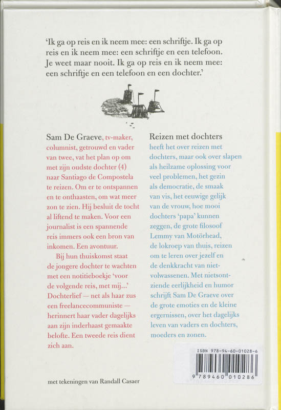 Achterkant van Reizen met dochters