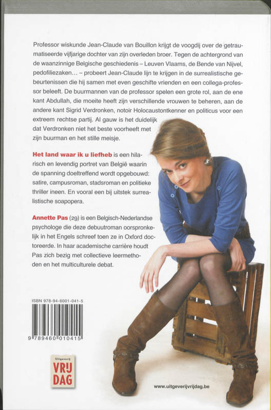 Achterkant van Het land waar ik u liefheb