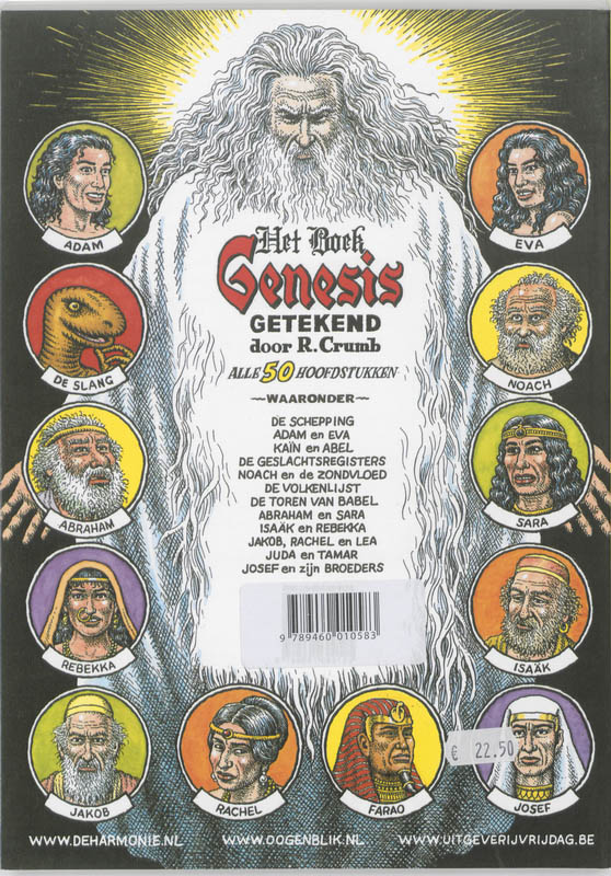 Achterkant van Het boek Genesis