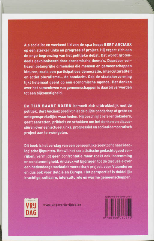 Achterkant van De tijd baart rozen