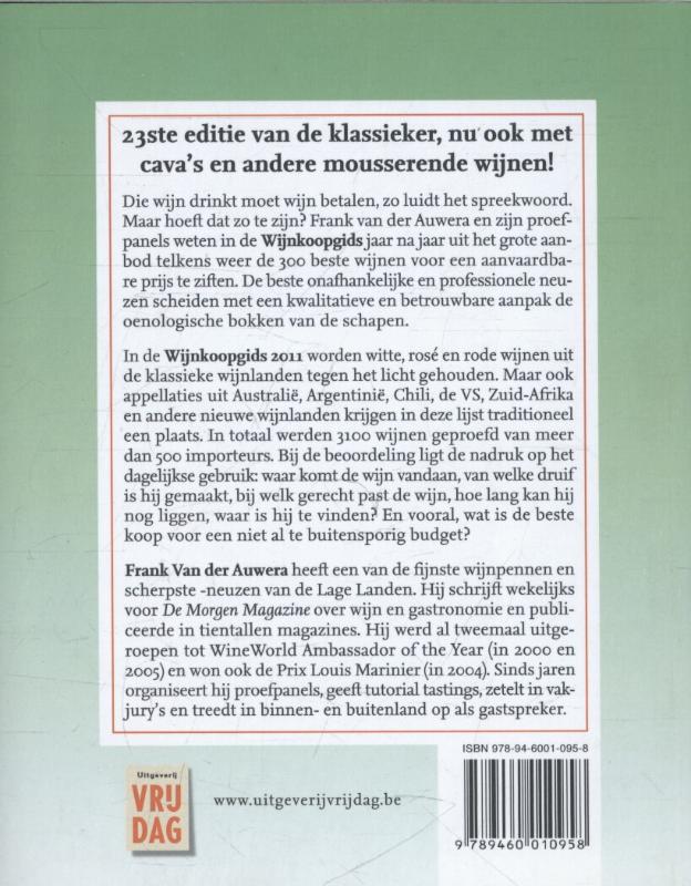 Achterkant van Wijnkoopgids 2011