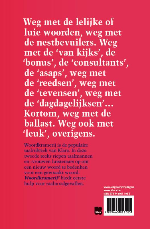 Achterkant van Woordkramerij²