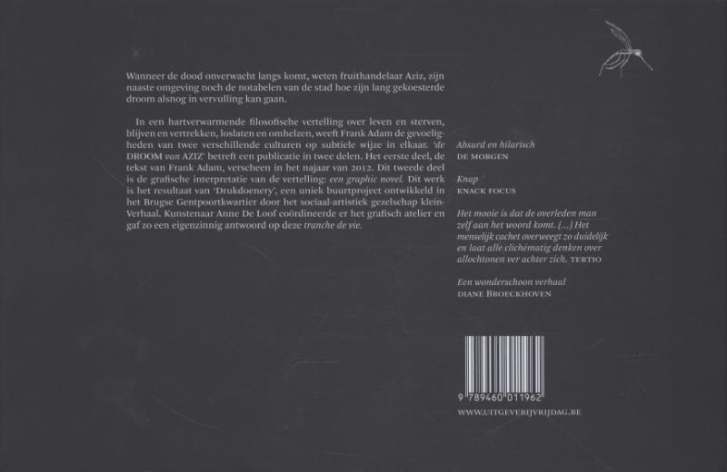 Achterkant van De droom van Aziz