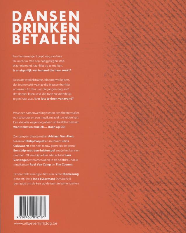 Achterkant van Dansen drinken betalen