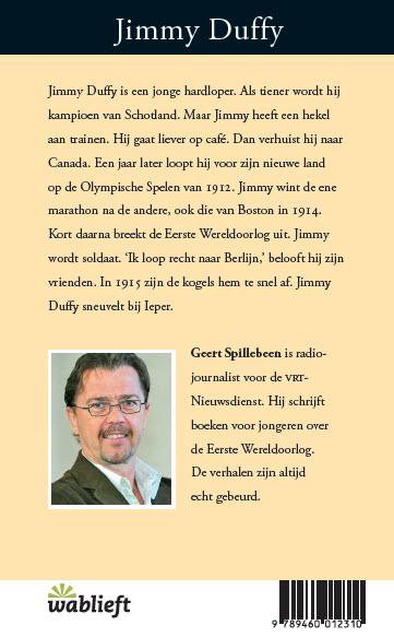 Achterkant van Jimmy Duffy