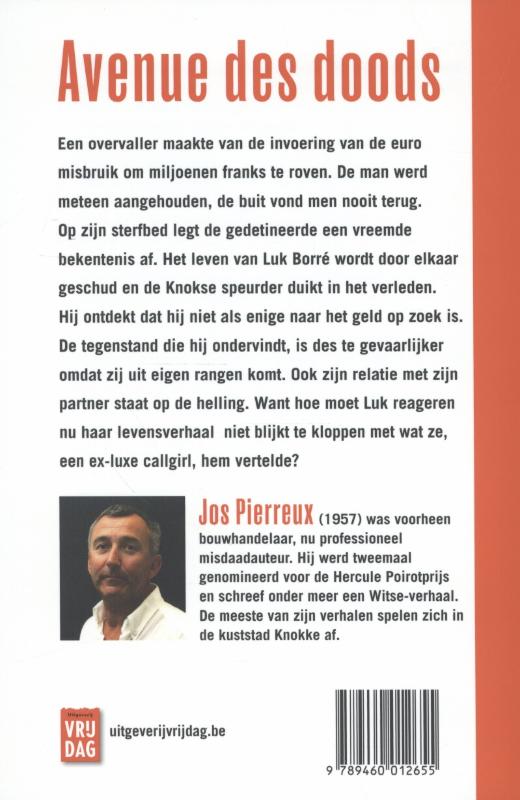 Achterkant van Avenue des doods