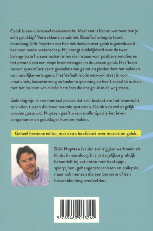 Achterkant van Geluk zit in je hoofd