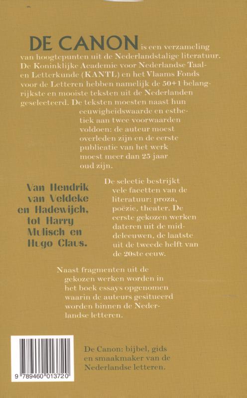 Achterkant van De canon