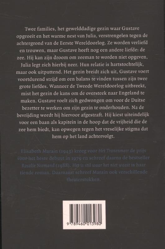 Achterkant van Het is stil waar het niet waait