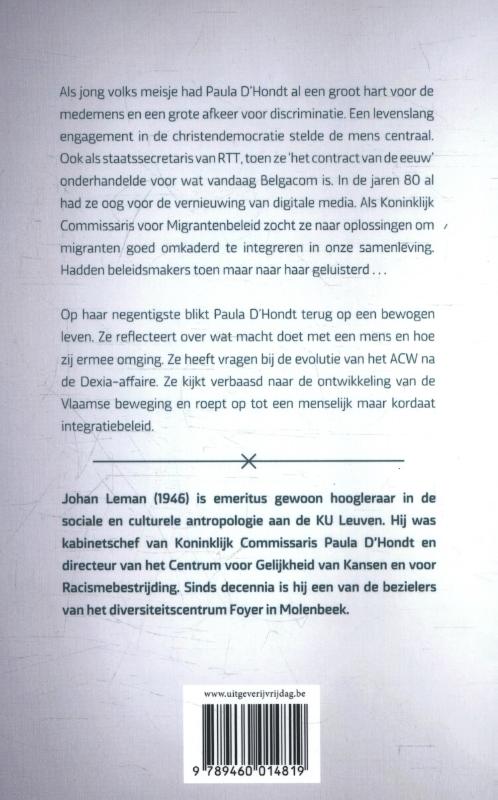 Achterkant van Moed en mededogen