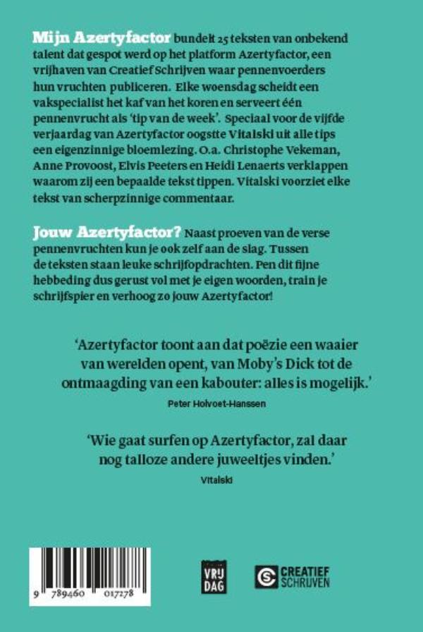 Achterkant van Mijn Azertyfactor