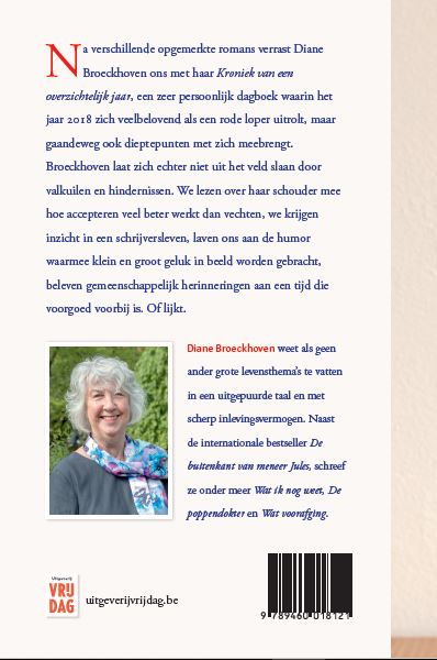 Achterkant van Kroniek van een overzichtelijk jaar