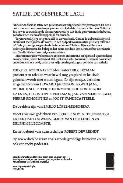 Achterkant van Satire