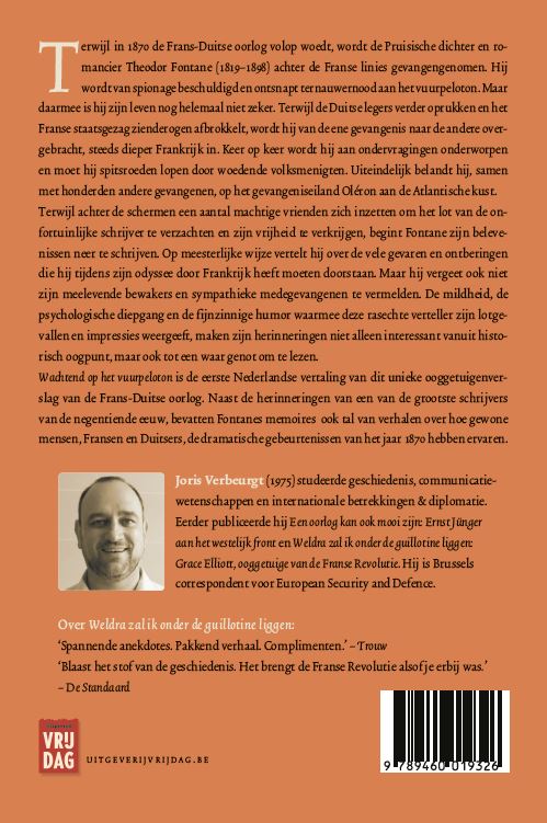 Achterkant van Wachtend op het vuurpeloton
