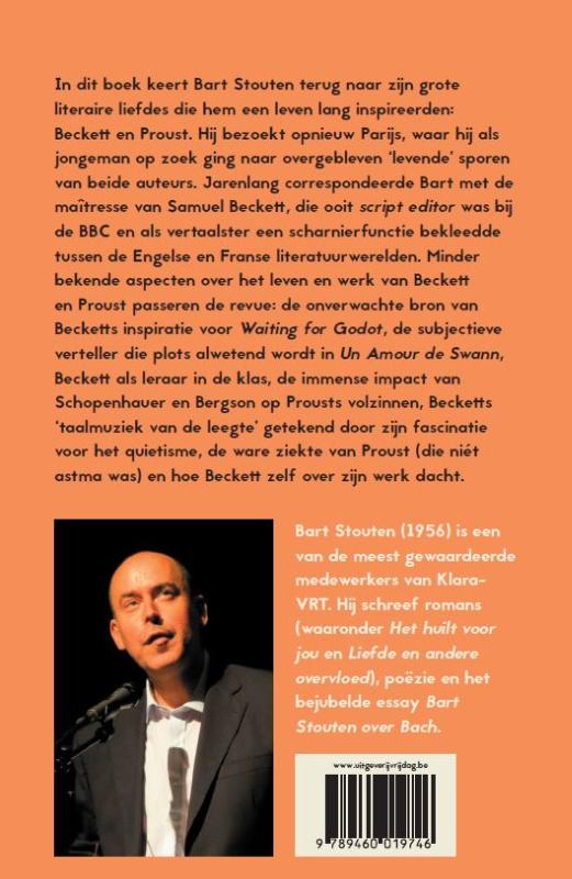 Achterkant van Bart Stouten over Proust & Beckett