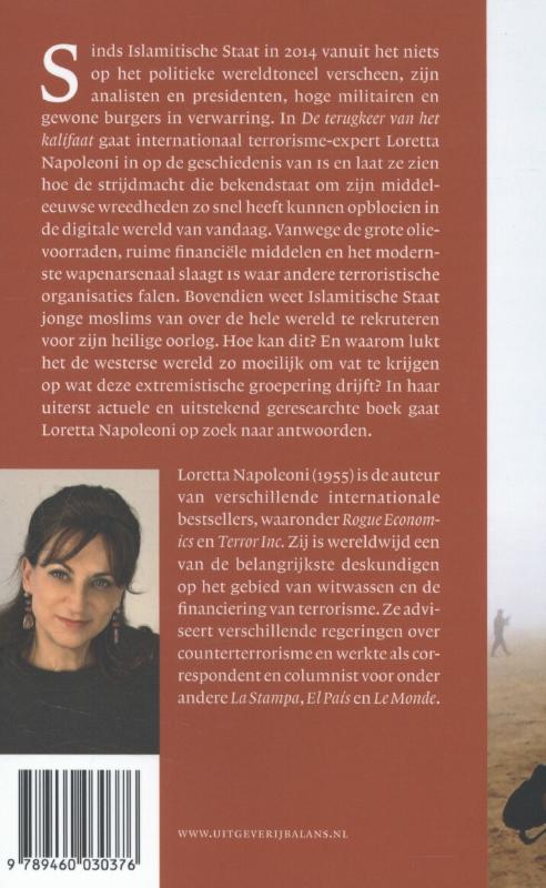 Achterkant van De terugkeer van het kalifaat
