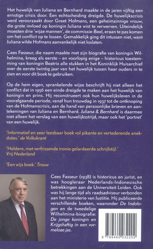Achterkant van Juliana en Bernhard