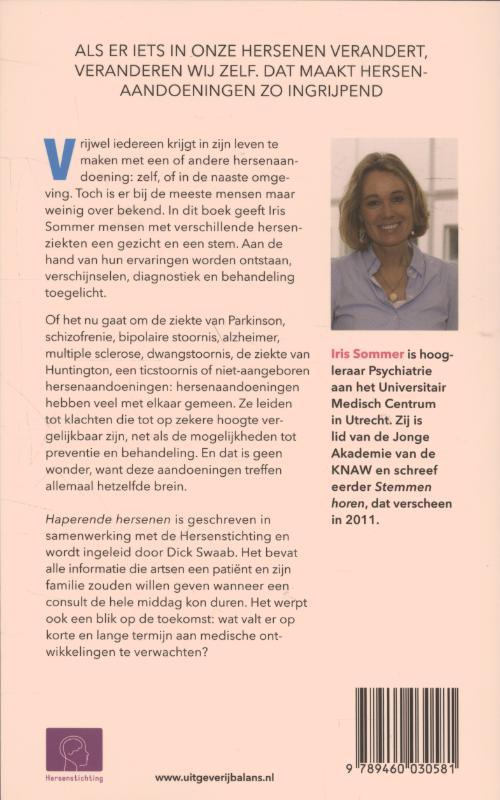 Achterkant van Haperende hersenen