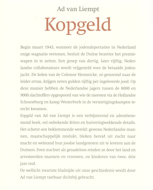 Achterkant van Kopgeld