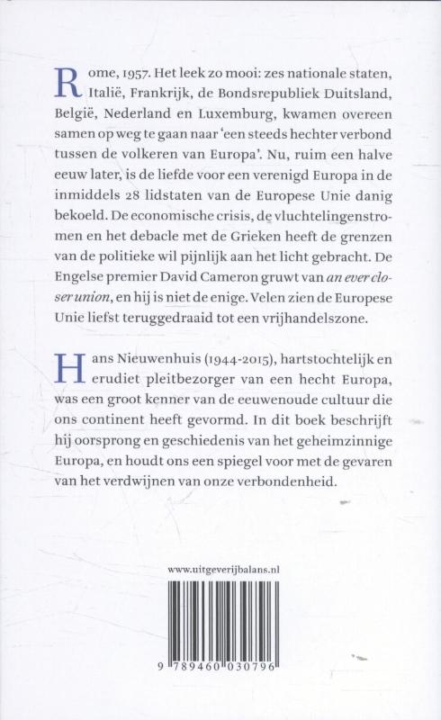 Achterkant van Een steeds hechter verbond