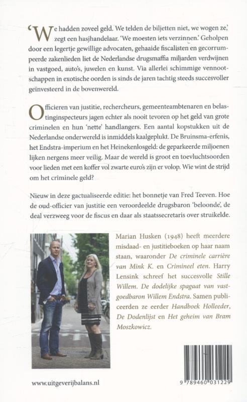 Achterkant van De jacht op crimineel geld
