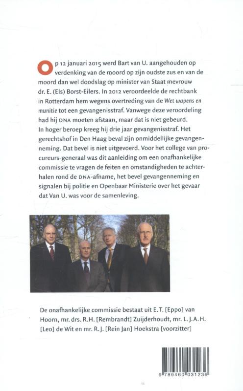 Achterkant van De zaak Bart van U.