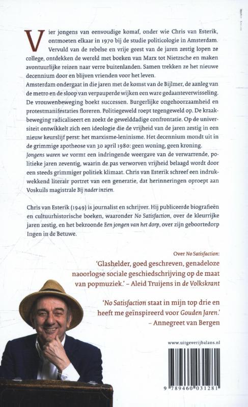 Achterkant van Jongens waren we