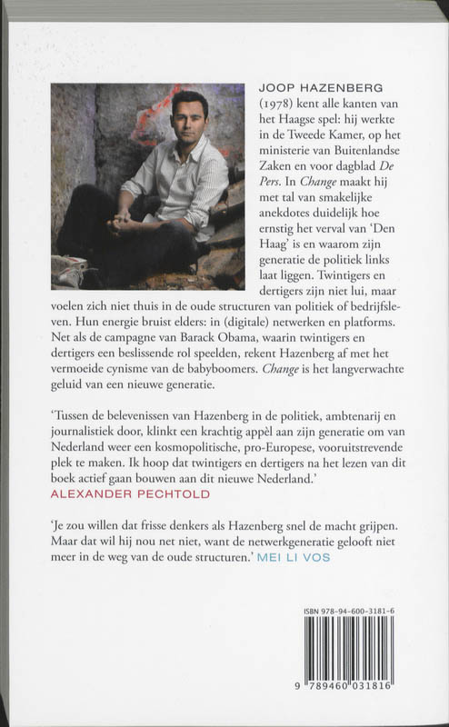 Achterkant van Change