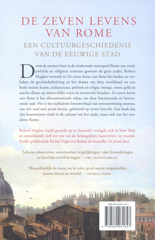 Achterkant van De zeven levens van Rome