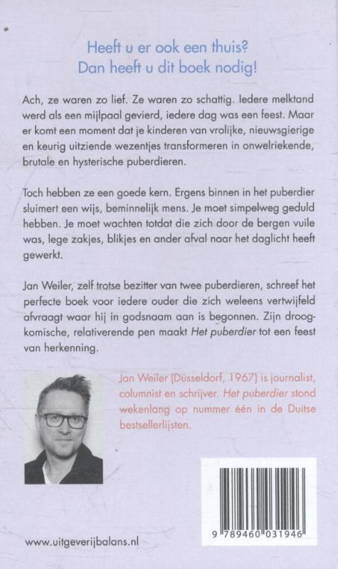 Achterkant van Het puberdier