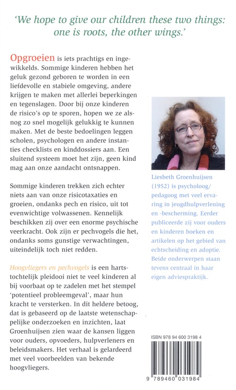 Achterkant van Hoogvliegers en pechvogels