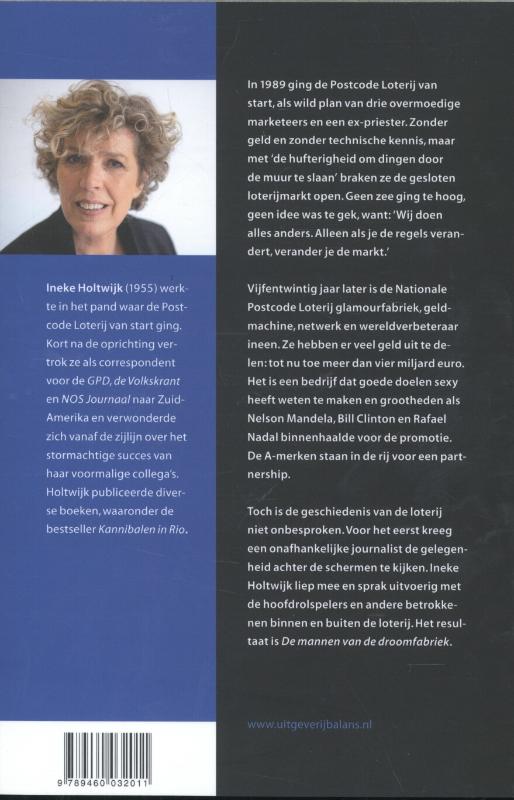 Achterkant van De mannen van de droomfabriek