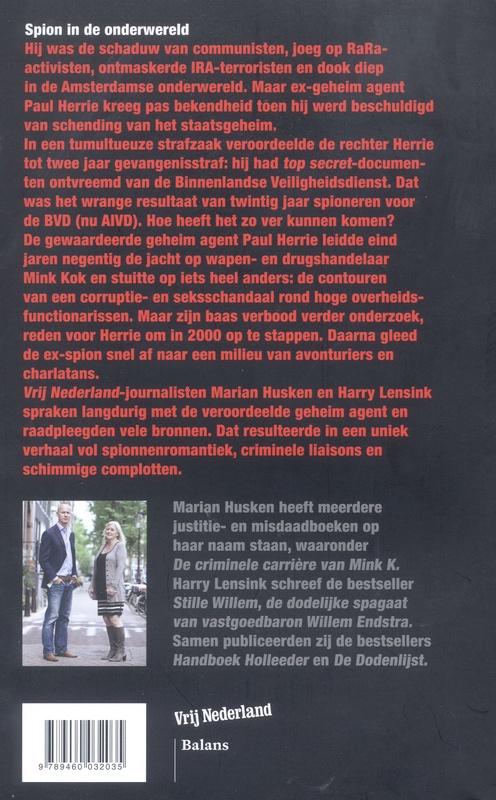 Achterkant van Spion in de onderwereld